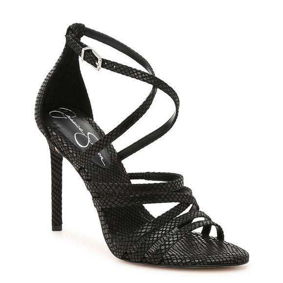 jessica simpson black strappy sandals